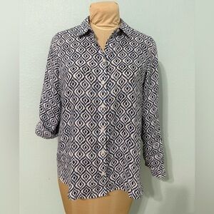 Chico’s No Iron Linen shirt size 1/Medium